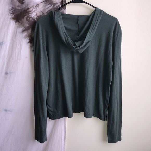 RVCA Green Lightweight Hoodie - Picture 4 of 4